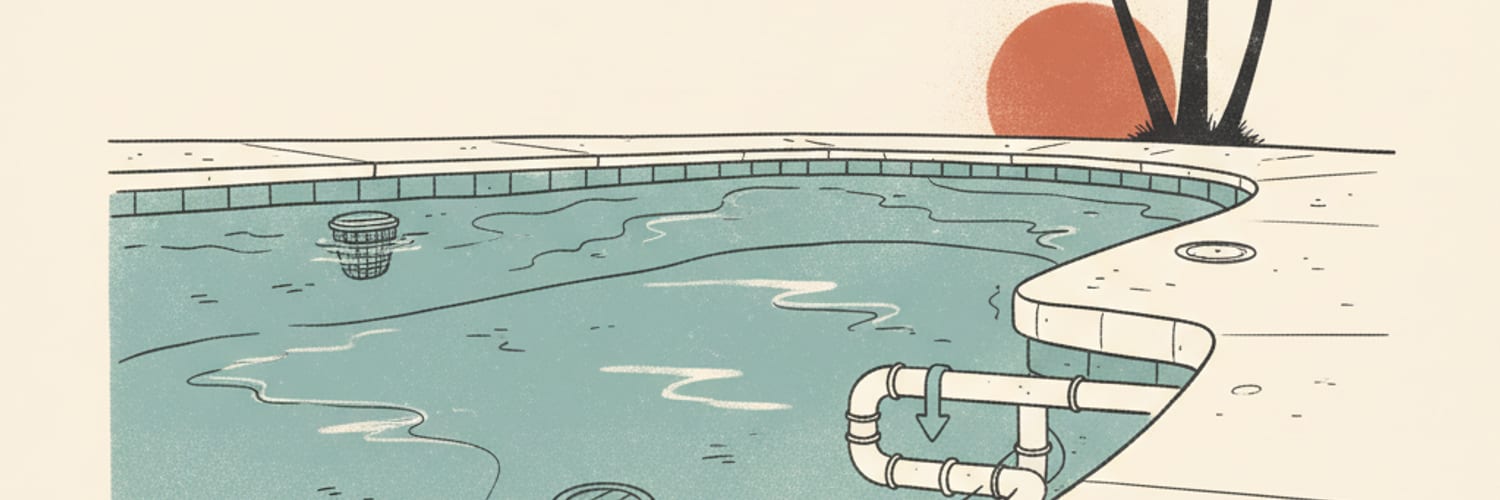 Emergency Pool Service illustration for homeowners in Encinitas, California